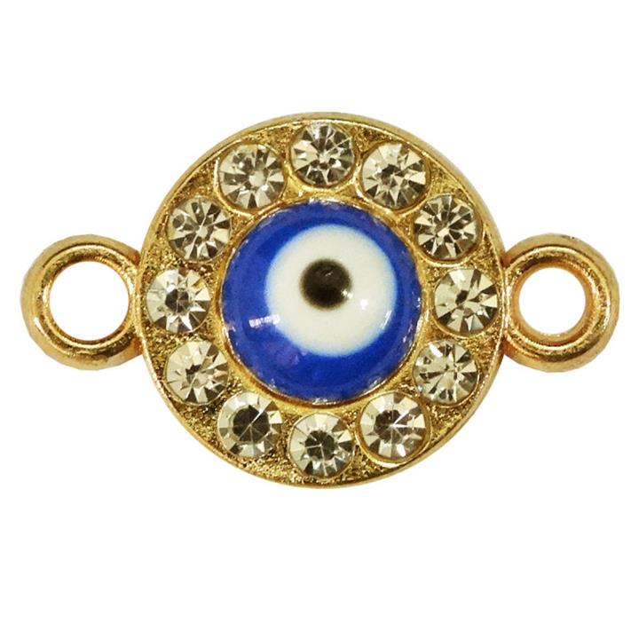 آویز دستبند مدل چشم و نظر نگین دار کد AD 707